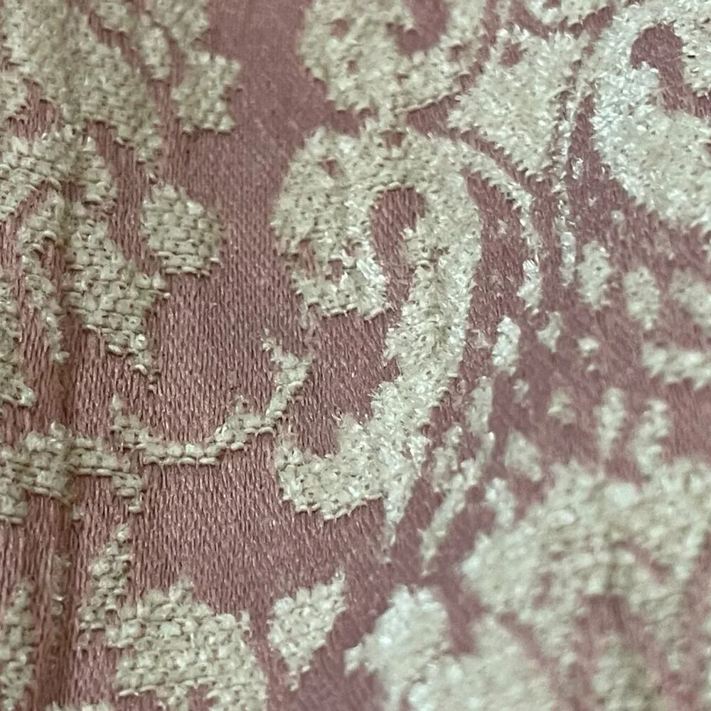 House Purse Day Bag Travel Bag Clay Pink White Damask Large Hobo Bag - Picture 13 of 14